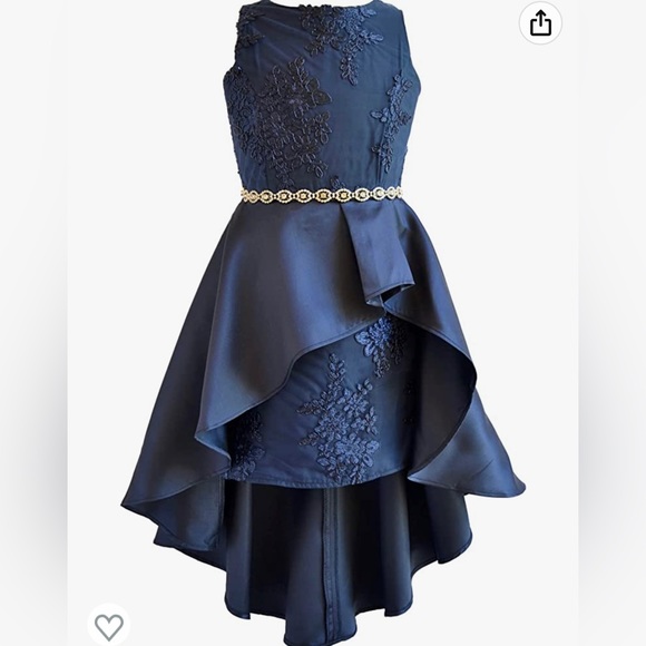 Rare Editions Other - 🆕🏷️ Girl’s RARE EDITIONS Sleeveless Embroidered Mikado Dress - Size 16